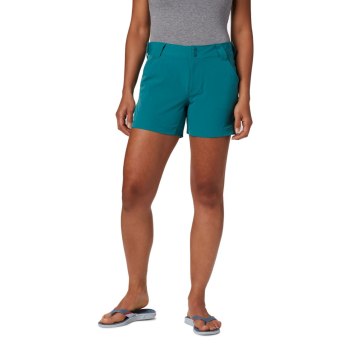 Columbia Coral Point III, Pantalones Cortos Verdes Claro Para Mujer | 659843-IRQ